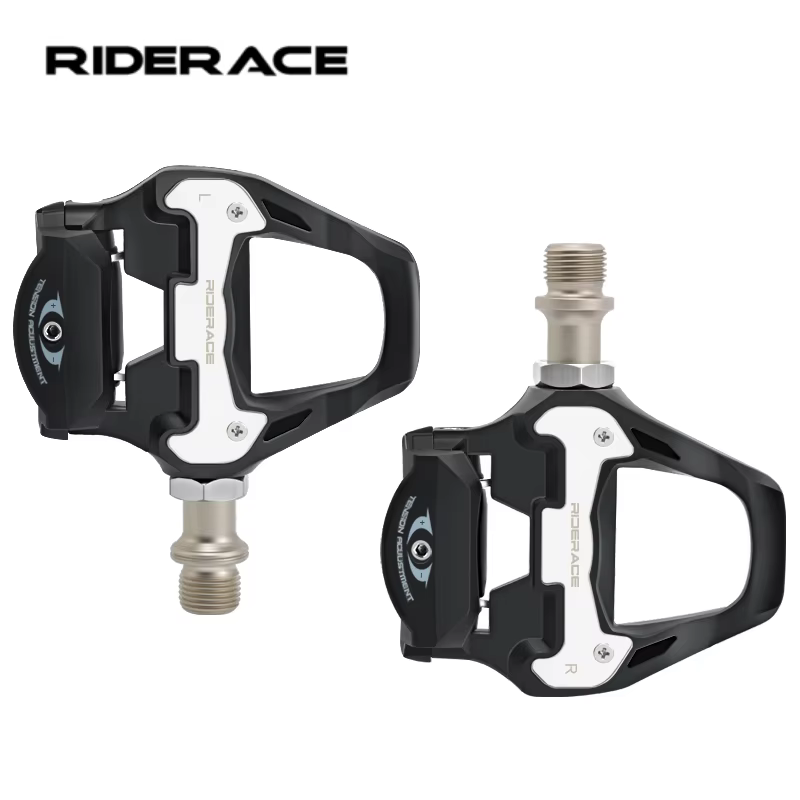 Pédales de vélo RIDERACE, pédales auto-bloquantes pour vélo de route, pédales de cyclisme sur gravier, roulements étanches, clips pour système SPD SL.