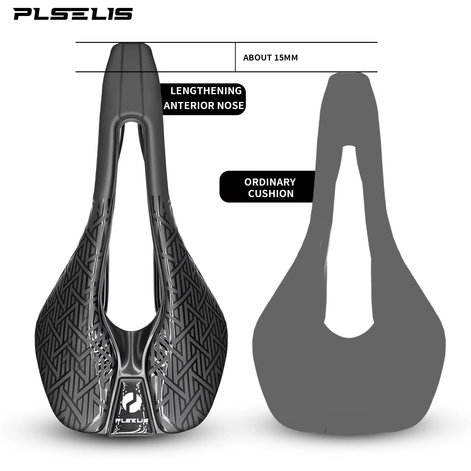 PLSELIS Selle de vélo de route et VTT