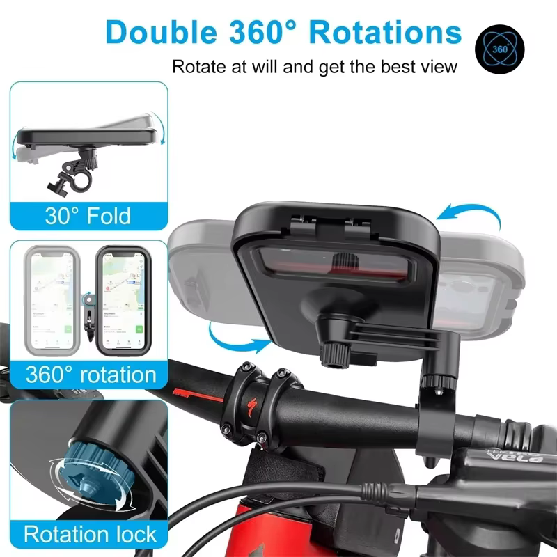 Support de téléphone portable de vélo étanche