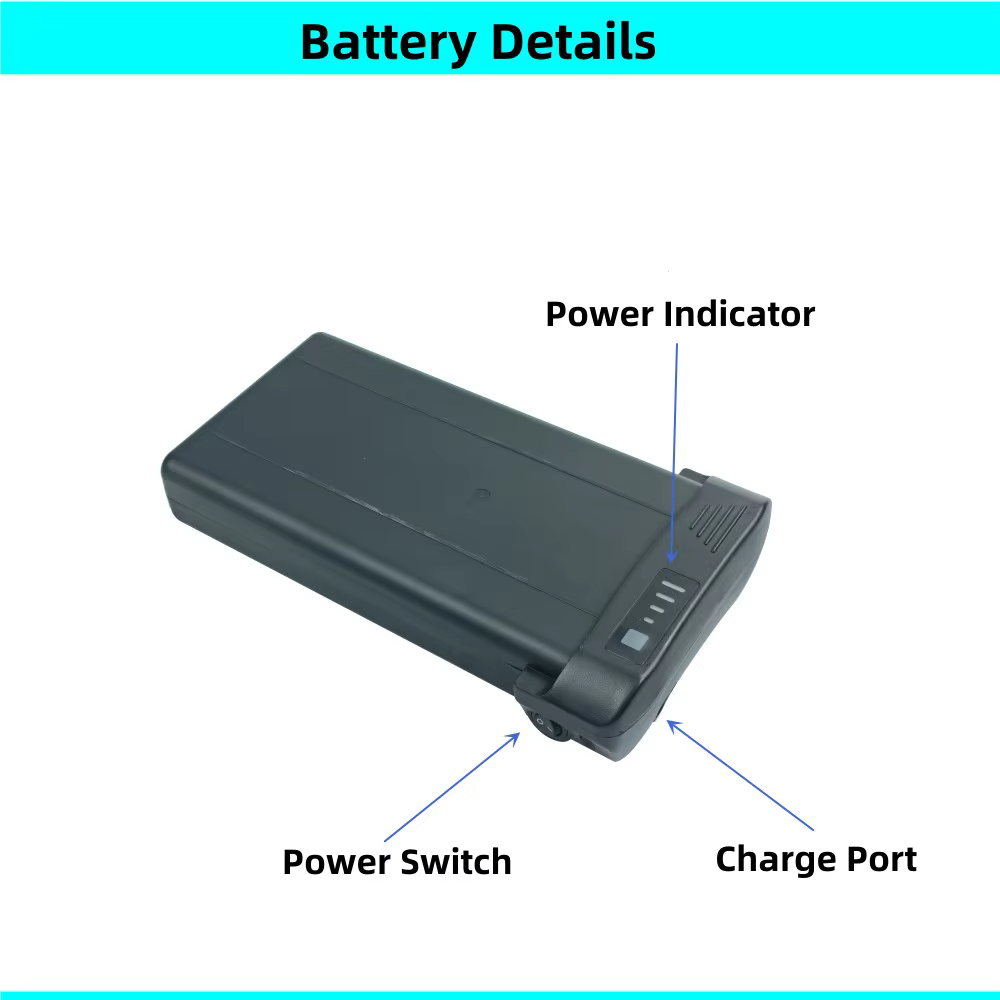 Gabriella E-1000 20 "20 pouces batterie de vélo électrique pliante 24V 7.8Ah 8.7Ah 10Ah 36v 7.5Ah