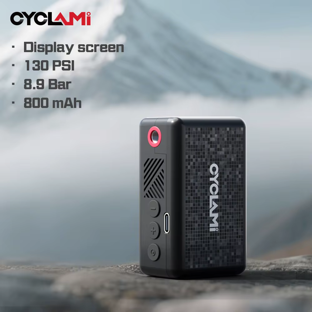 130 PSI CYCLAMI AM6 pompe de gonflage électrique de poche Portable affichage de la pression des pneus personnalisé 9