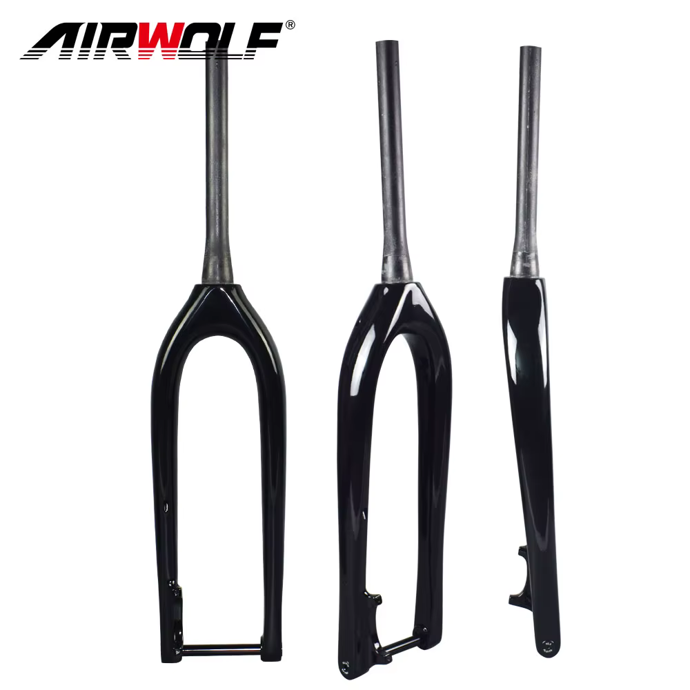 Fourche avant de vtt en fibre de carbone