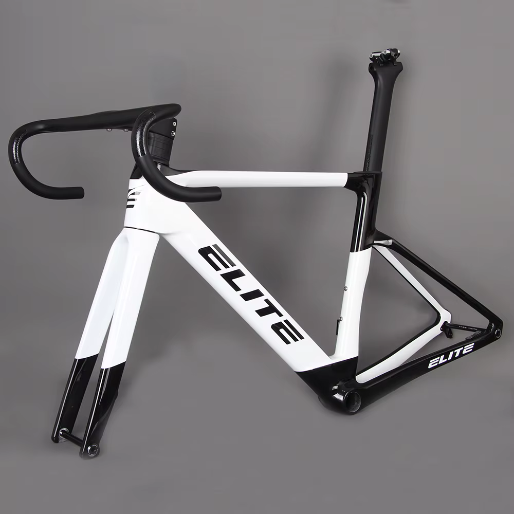 Cadre de vélo de route ultraléger en Fiber de carbone T1000 700 * 28C BB86