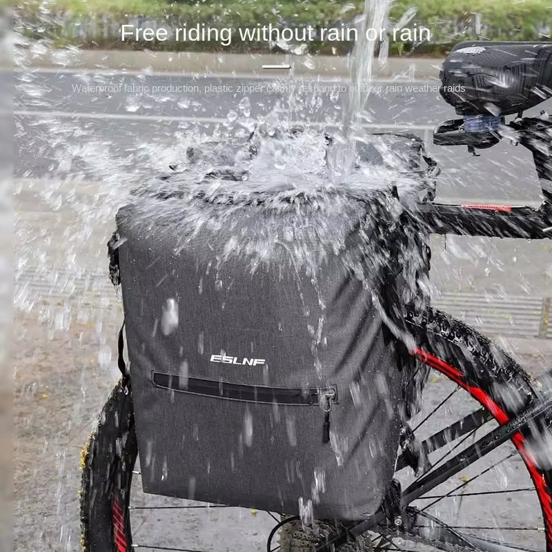 ESLNF sac de siège arrière de vélo 25L grande capacité sacs à bagages extérieurs imperméables cyclisme vtt