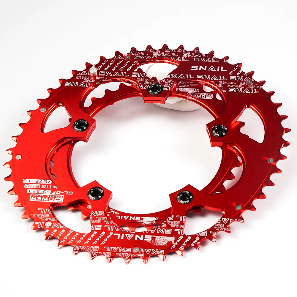 Chooee boulons de roue de chaîne en acier-Kit de 5 pièces pour vtt/vélo de route simple/Double plateau