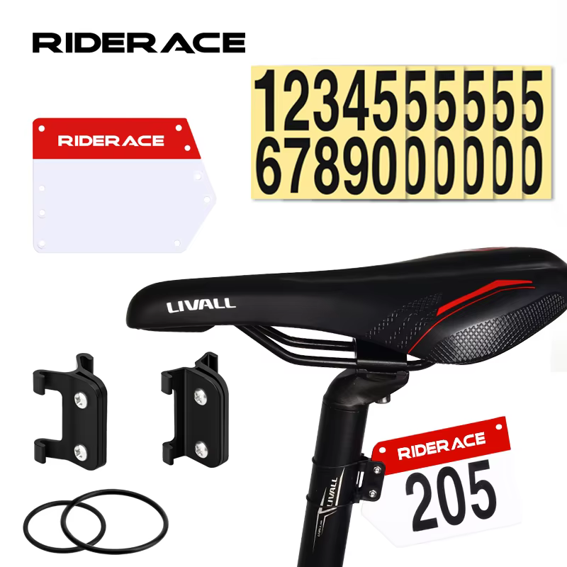 Support de plaque d'immatriculation de course pour vélo de route, Triathlon, vtt, cyclisme, numéro de licence arrière, tige de selle, support de cartes de course
