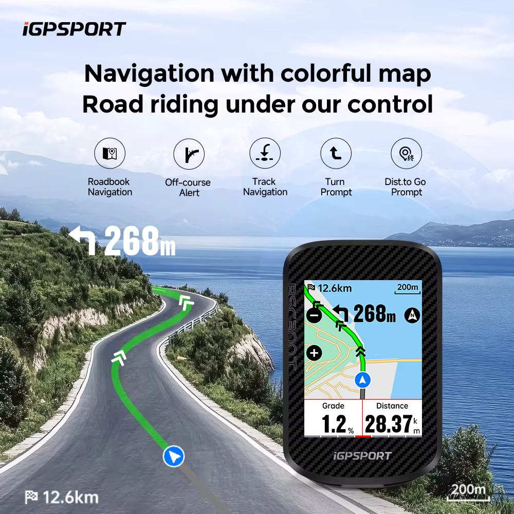 Ordinateur de vélo GPS tactile iGPSPORT BSC300T