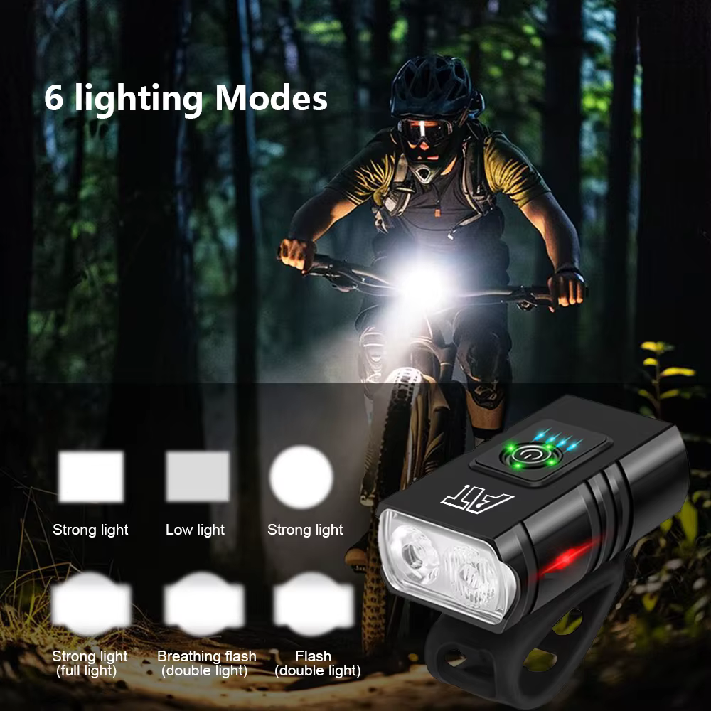 Feu avant de vélo T6 LED