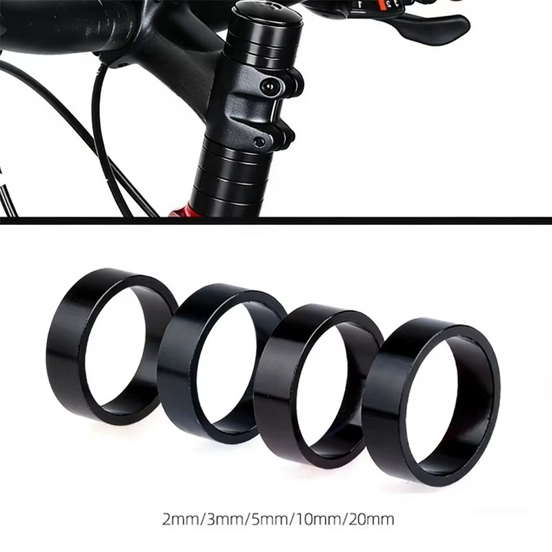 Entretoise de casque en alliage d'aluminium pour potence de vélo de 28