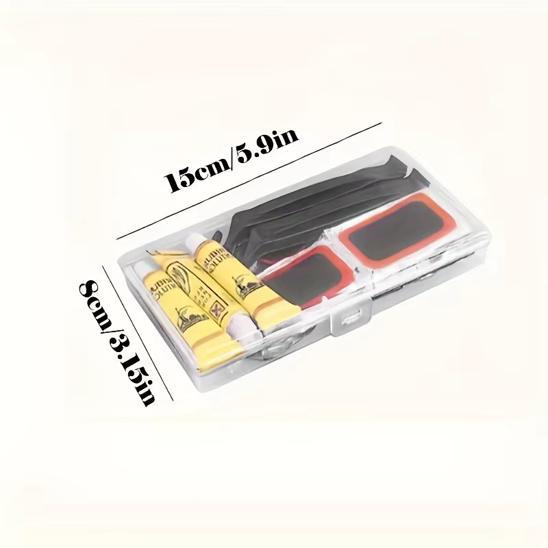 Kits de réparation de pneus de vélo portables avec leviers de démontage
