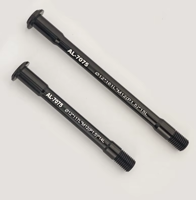 Axe traversant ultraléger 34g en alliage d'aluminium 7075 pour vélos de route
