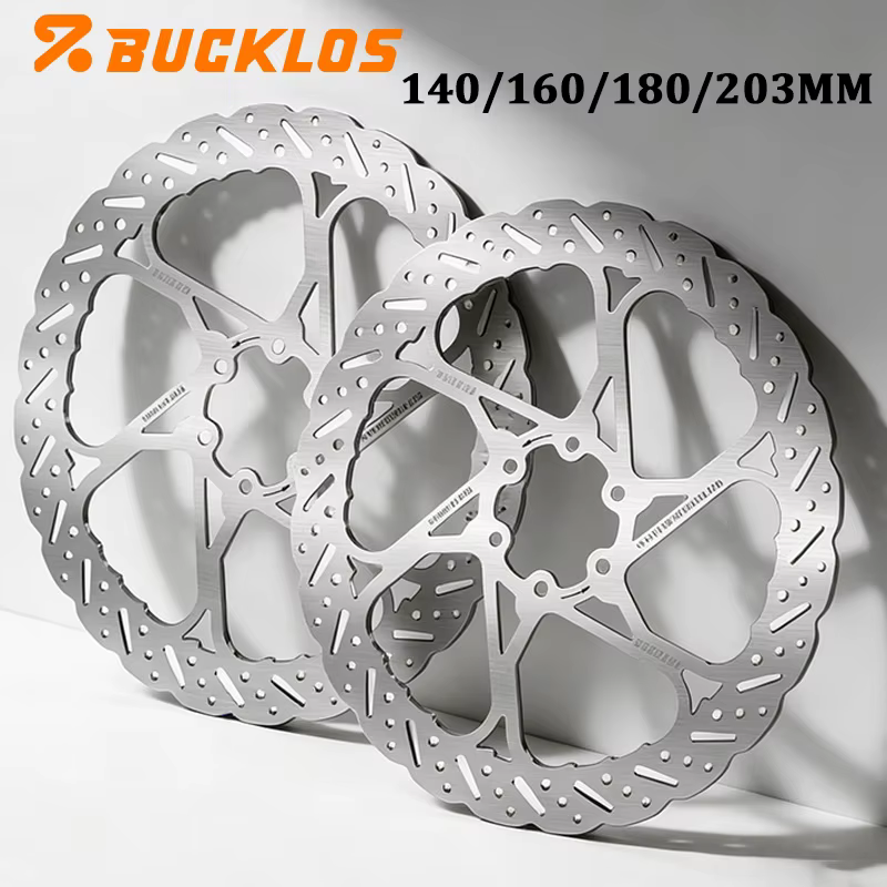 Rotor de frein à disque de vélo BUCKLOS 140 mm 160 mm 180 mm 203 mm