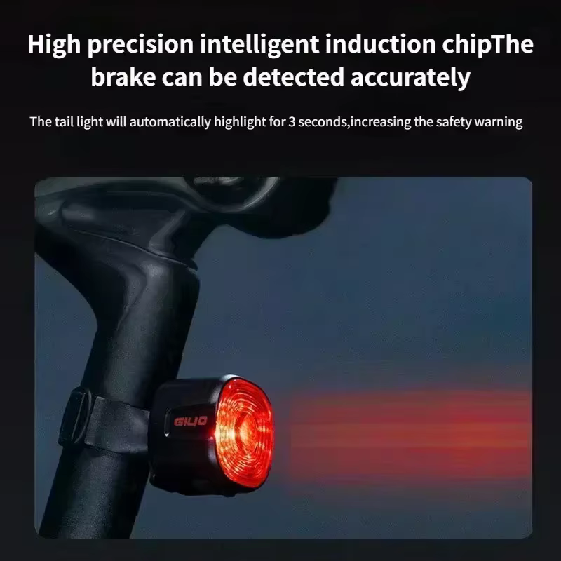 Feu arrière de vélo intelligent