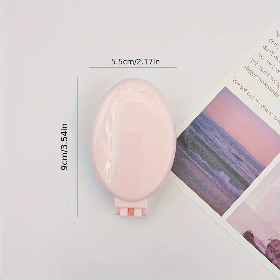 Brosses à cheveux de voyage pliables avec miroir, brosse à cheveux de poche pliante Portable, Mini peigne à cheveux, peigne de Massage pour cheveux de taille compacte