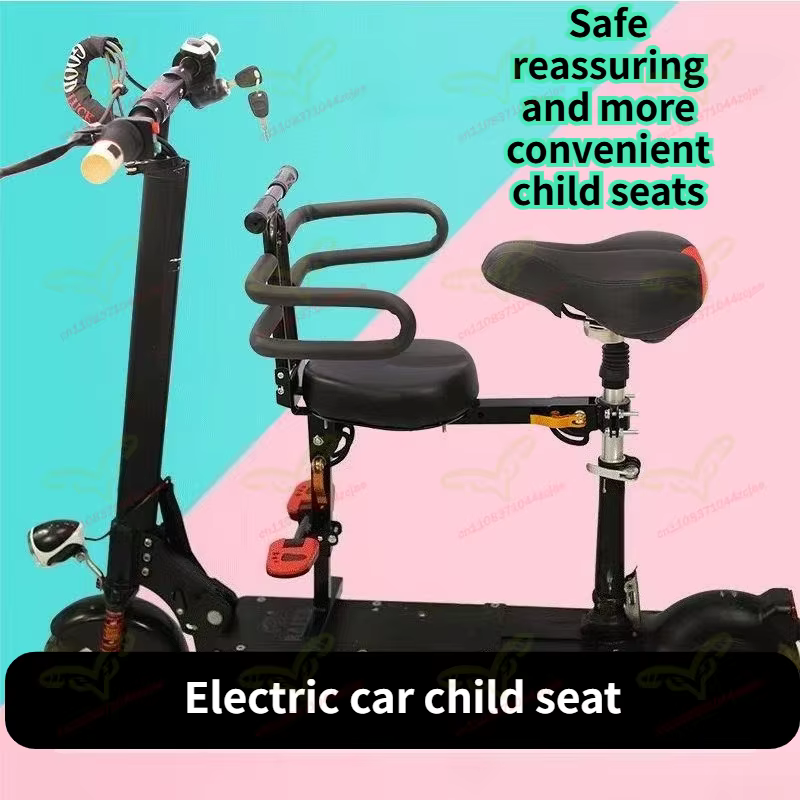Siège de sécurité enfant pliable avant pour vélo électrique et trottinette