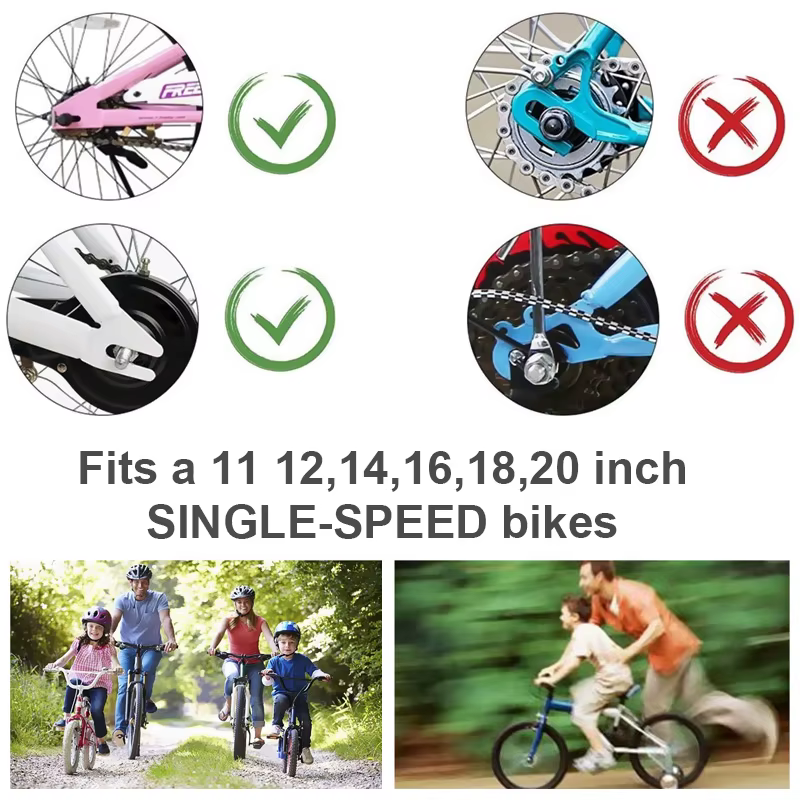 Roues d'entraînement de vélo pour enfants