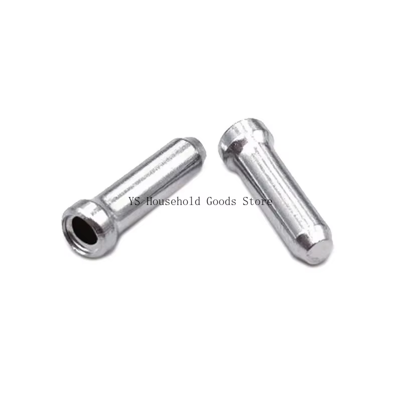 100 embouts de câble de frein et de dérailleur en aluminium pour vélo