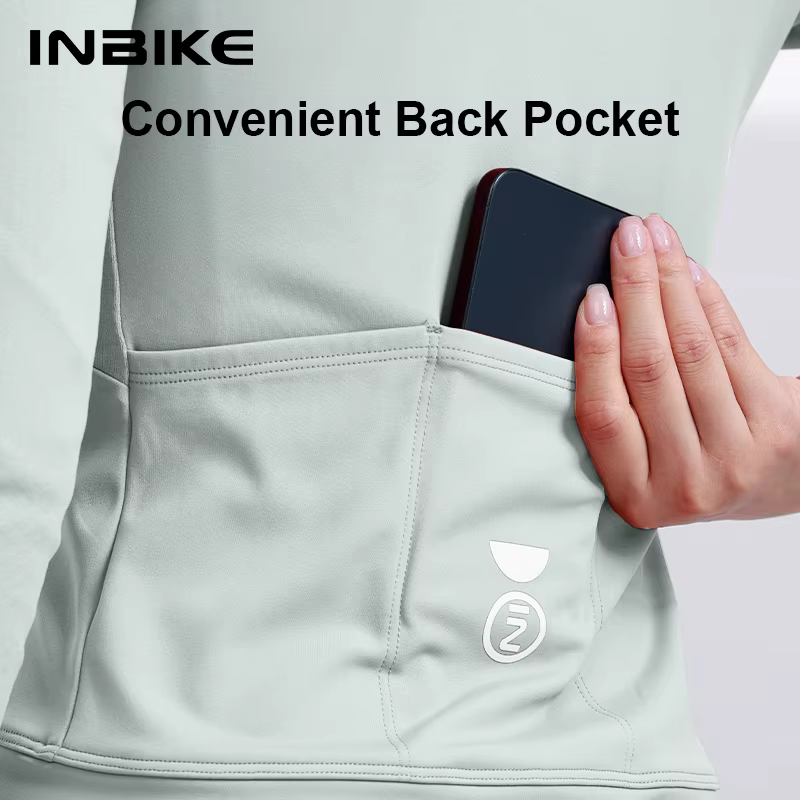 INBIKE vêtements de cyclisme automne et hiver polaire à manches longues nouveau haut femmes vélo de route veste chaude chemise de sport de plein air