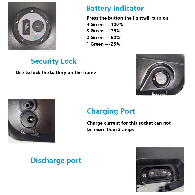 Batterie Ebike 21700 Haute Capacité 72V 60V 52V 48V 36V 40Ah 30Ah 20Ah pour Vélo Électrique et Trottinette