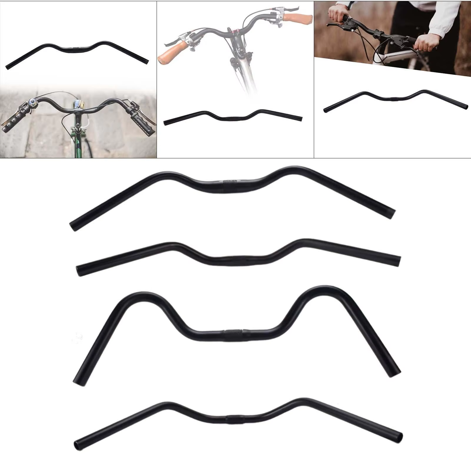 Guidon plat pour vélo de route