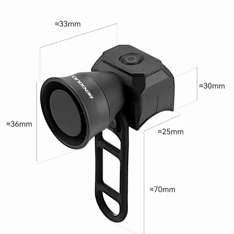 Sonnette électrique antivol puissante pour vélo