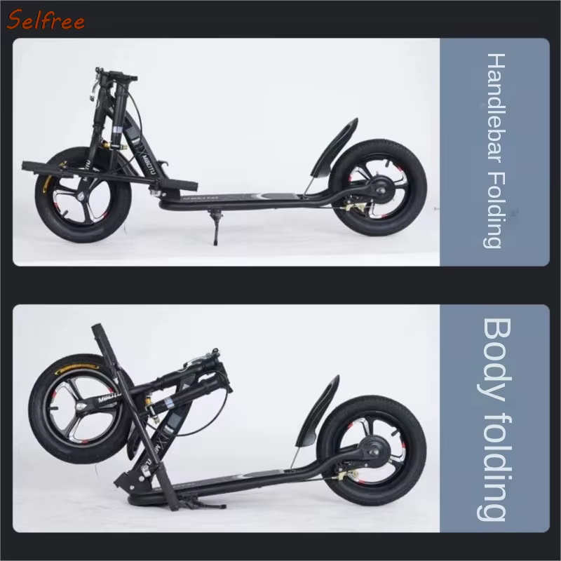 Selfree-Trottinette Pliante Portable pour Adolescents de Plus de 10 Ans et Adultes
