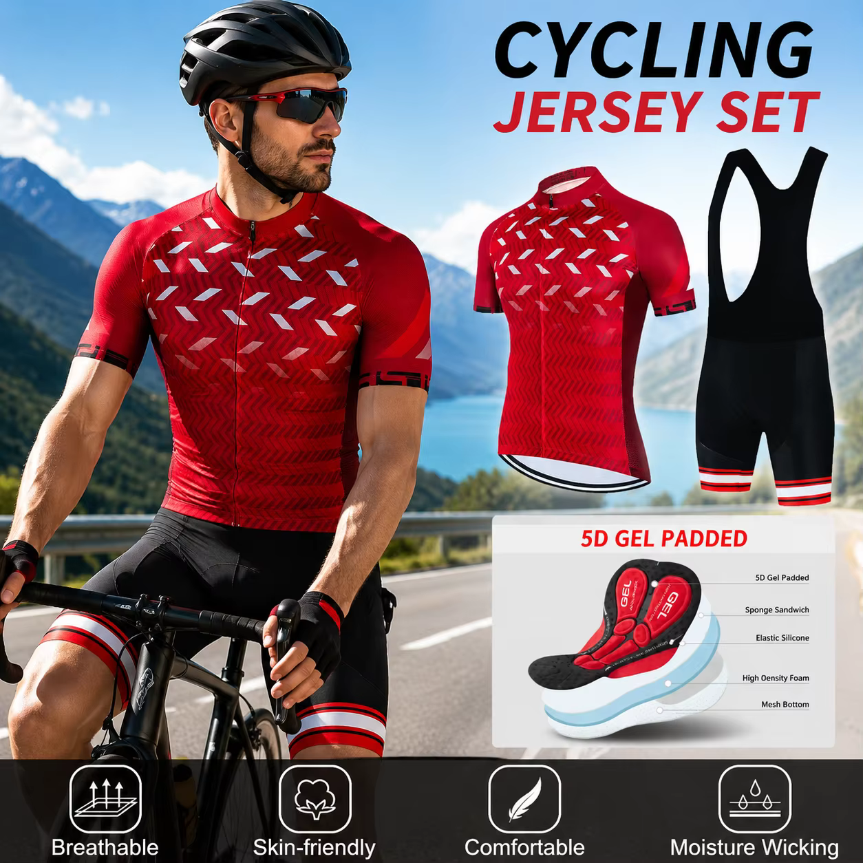 Vêtements de cyclisme pour hommes 2026 – Maillot
