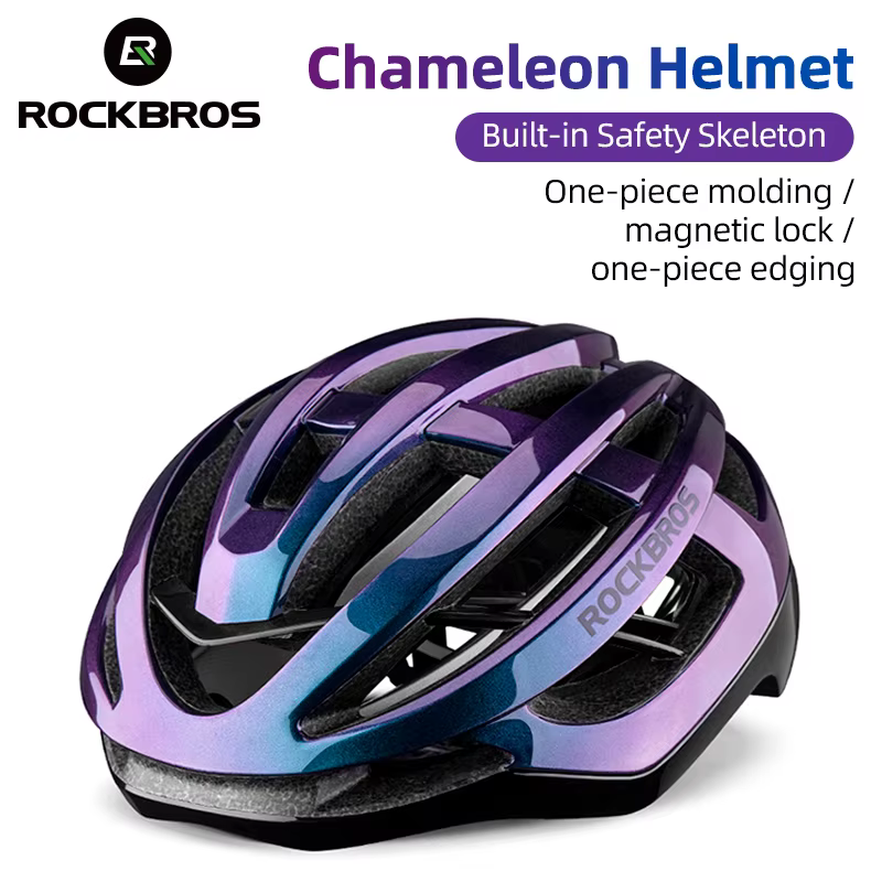 Casque de vélo aérodynamique une pièce