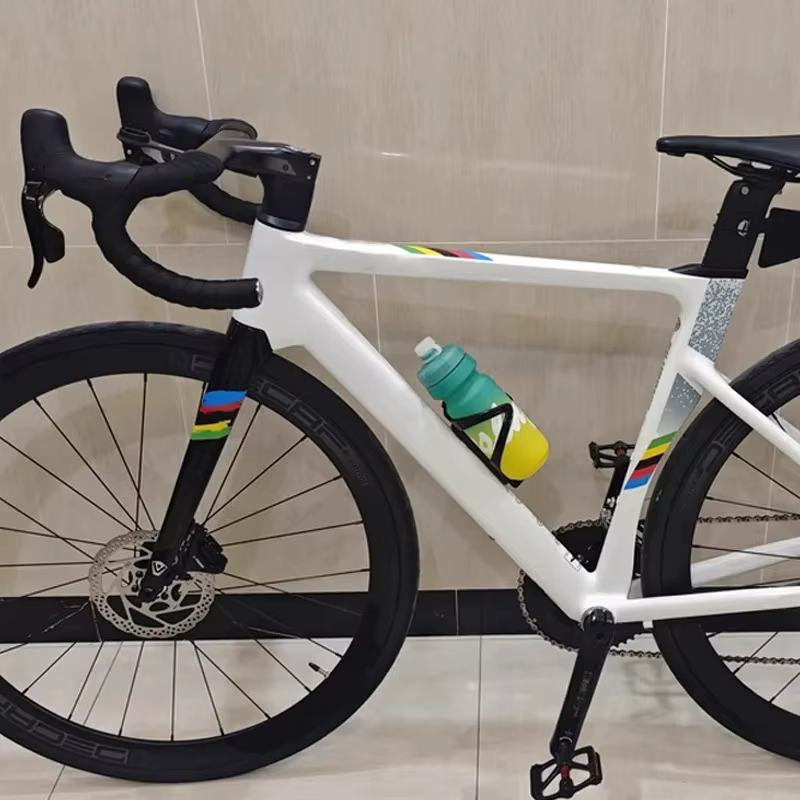 2 autocollants décoratifs pour fourche avant de vélo - Imperméables