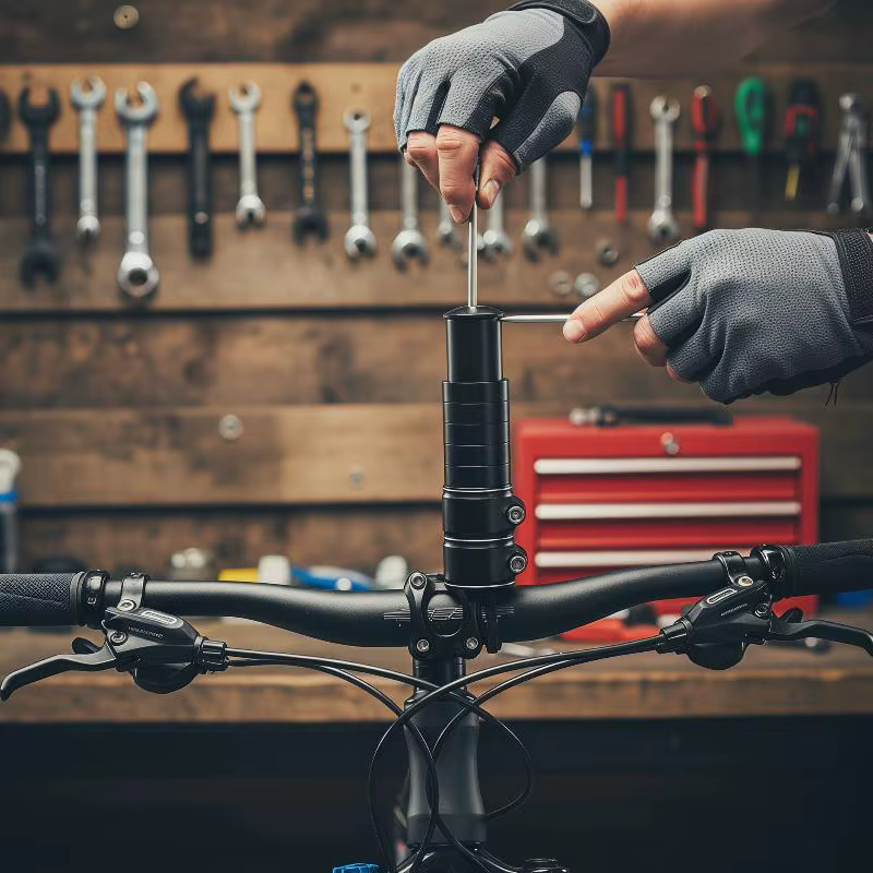 Prolongateur de potence de guidon universel en aluminium réglable pour vélos de ville et de montagne