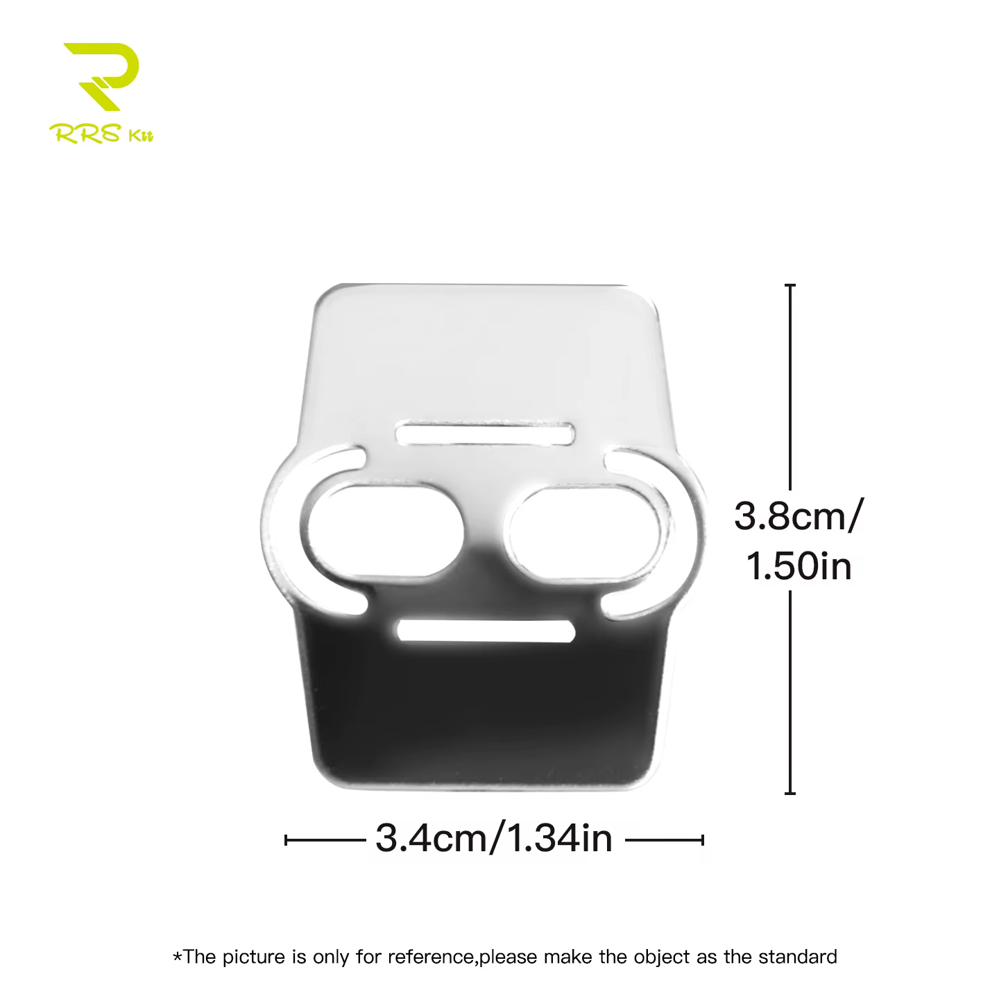 RRSkit – blocs de fixation pour pédales de vélo de montagne en acier inoxydable