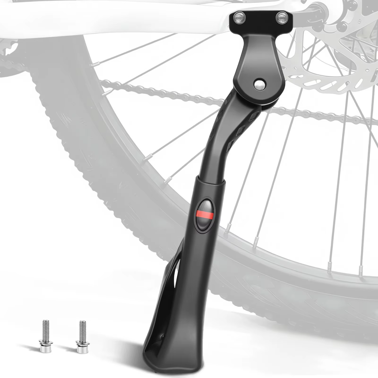 Béquille de vélo réglable en alliage d'aluminium
