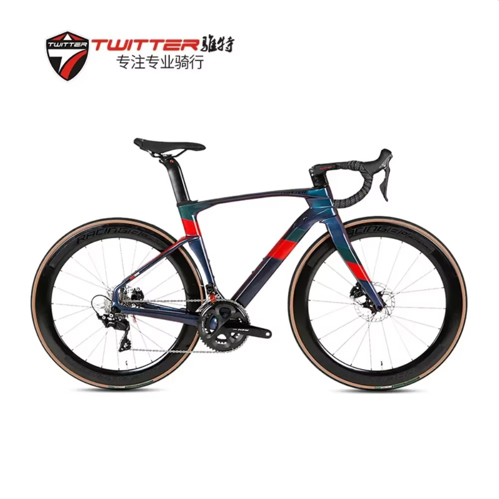 Vélo de route en fibre de carbone TWITTER avec transmission électronique EDS TX7100-24S