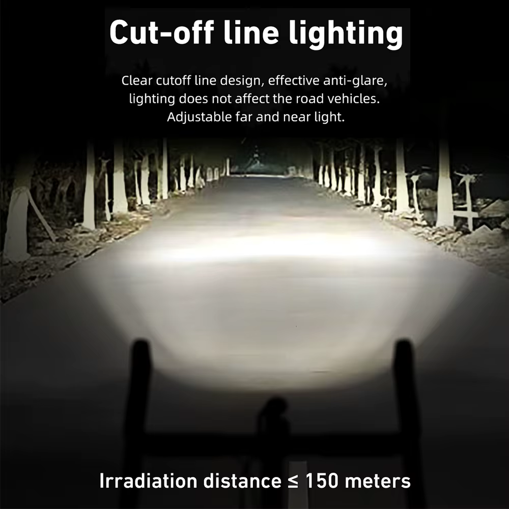 CYCLAMI phare de vélo CYC 1000 Lumen GoPro suspendu Ultra lumineux sans fil à distance coupe de ligne lampe avant