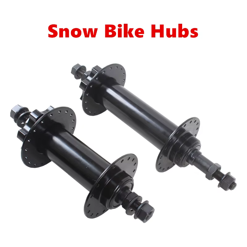 Moyeux de vélo vélo de neige 26x4.0 frein à disque Ultra-large ajustement volant d'inertie rotatif 36 trous roue avant et arrière en acier à haute teneur en carbone