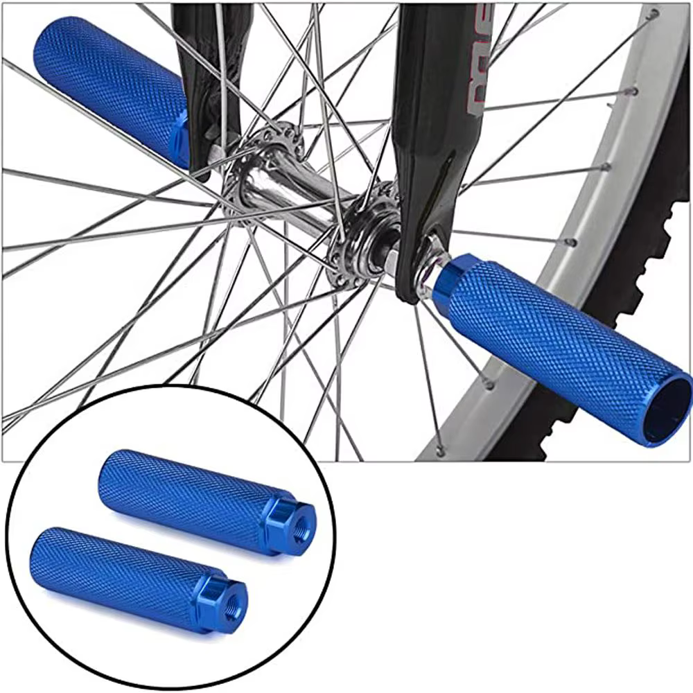 Repose-pieds de vélo antidérapants en alliage d'aluminium