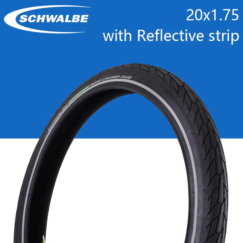 Schwalbe-Vélo électrique pliant Cruiser, 16x1.75, 20x1.75, 47-406, 16/20 pouces, en acier, lique75PSI, 510g/pièce