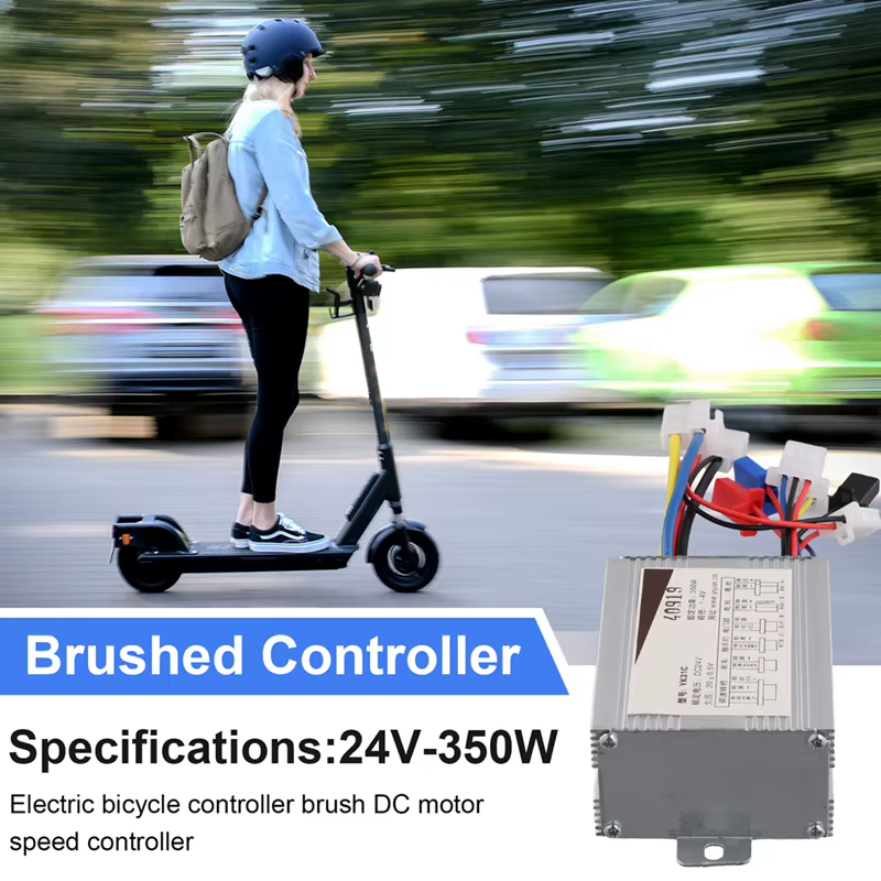 Contrôleur de vélo électrique brossé 24V 350W
