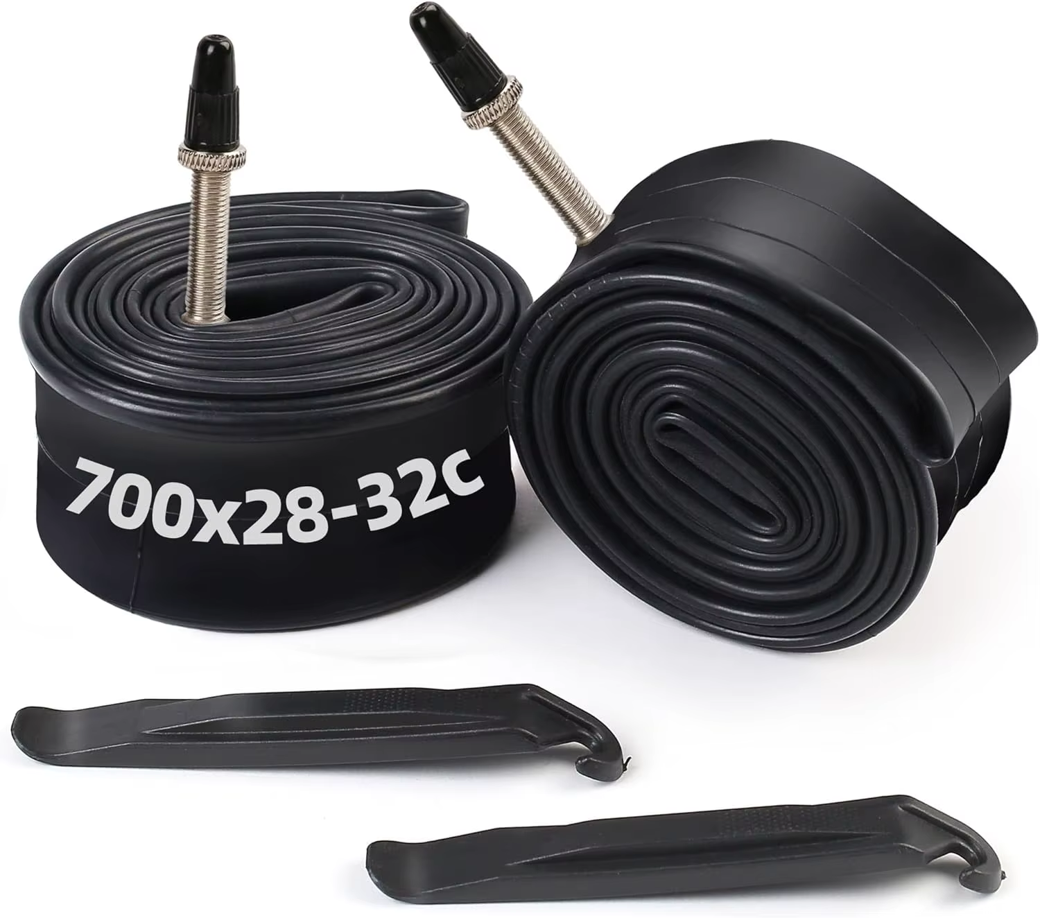 2 chambres à air de vélo 700c pour 700x32-40c, 700x23-28, chambre à air de vélo de 28 pouces pour vélo de route, vélo de gravier, VTT