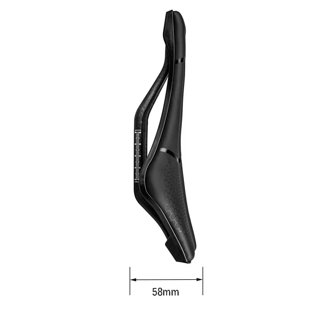 Eliteone carbone Rails selle 143mm ultraléger 130g respirant confortable coussin de siège vélo course