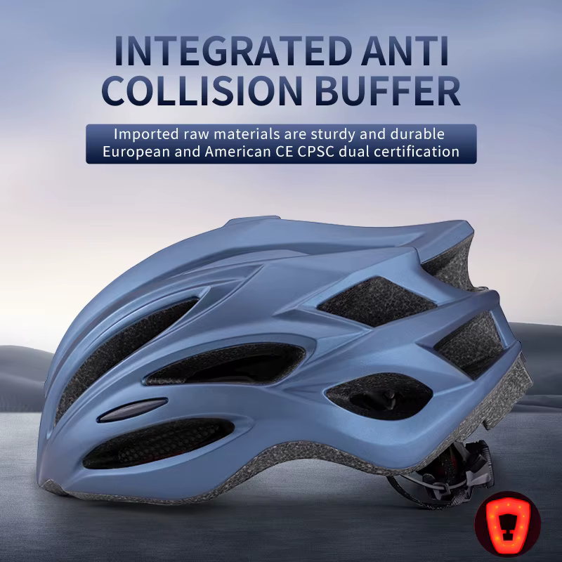 Horntour nouveau casque de vélo avec feu arrière ultraléger