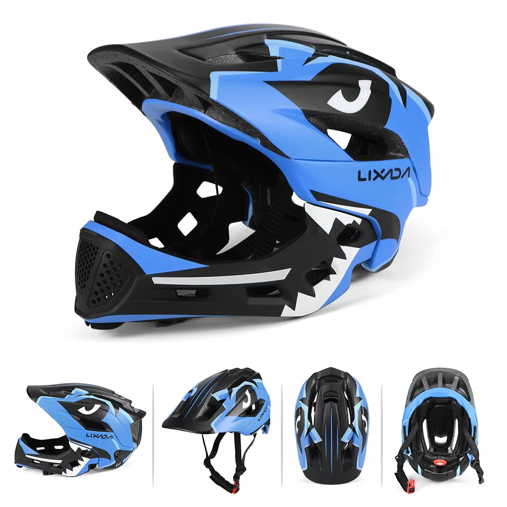 Casque de vélo intégral amovible pour enfants