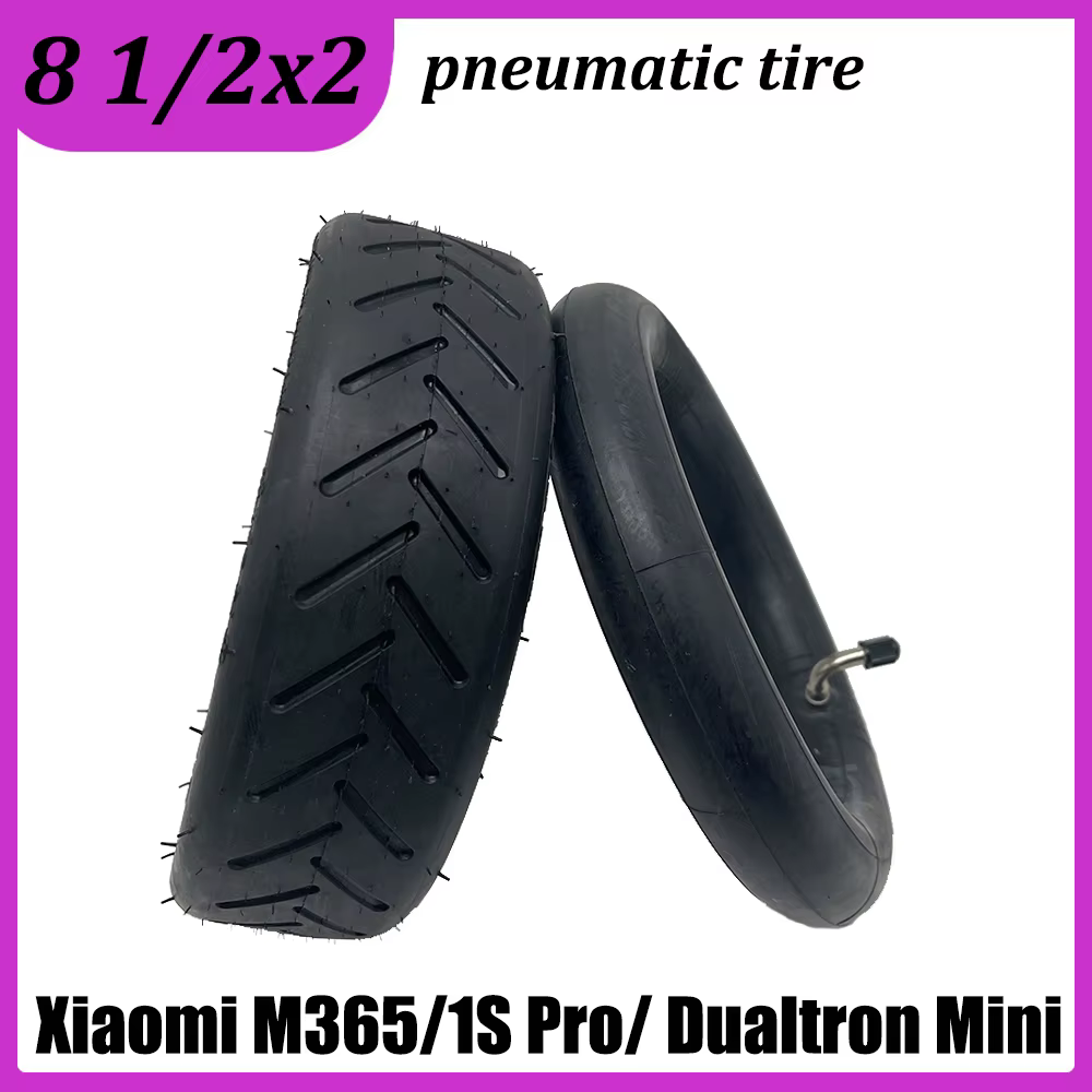 8.5 pouces 8 1/2x2 pneus tube intérieur et extérieur pour xiaomi m365 / 1S / pro2 série