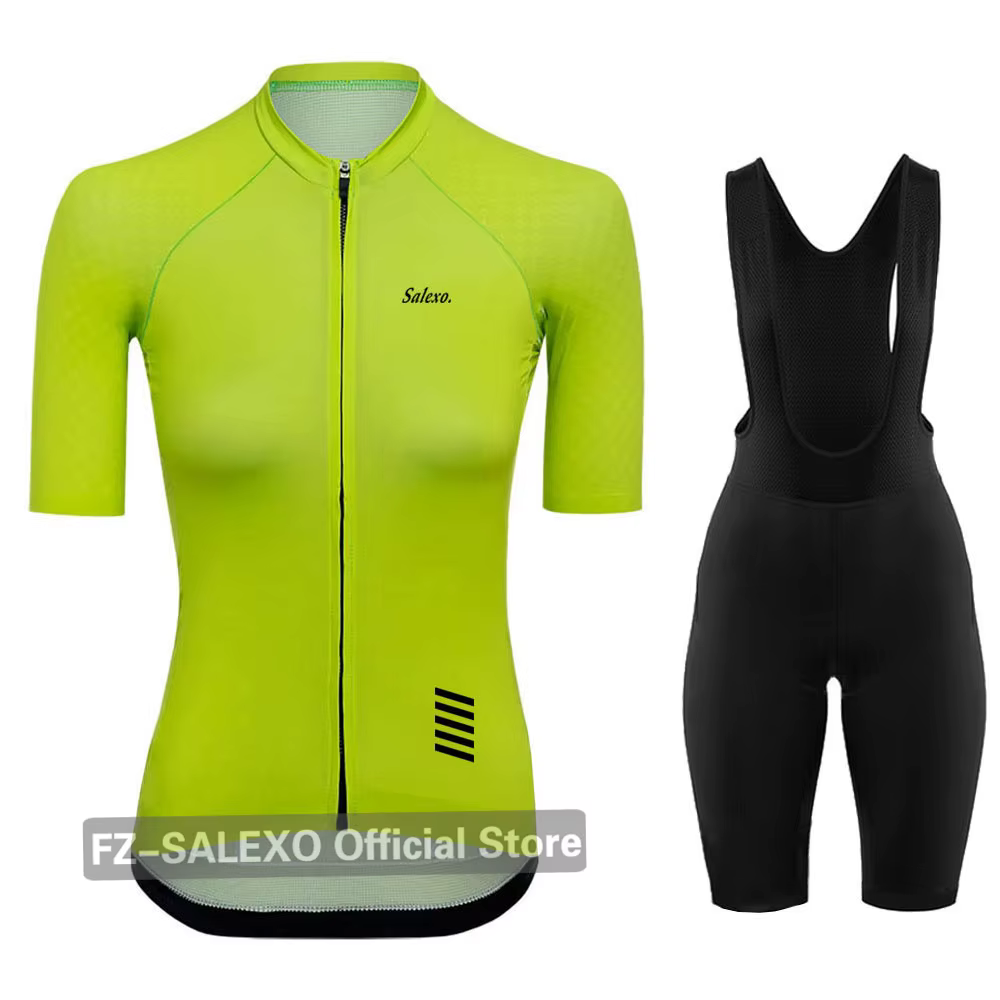 Maillot de cyclisme rose pour femmes