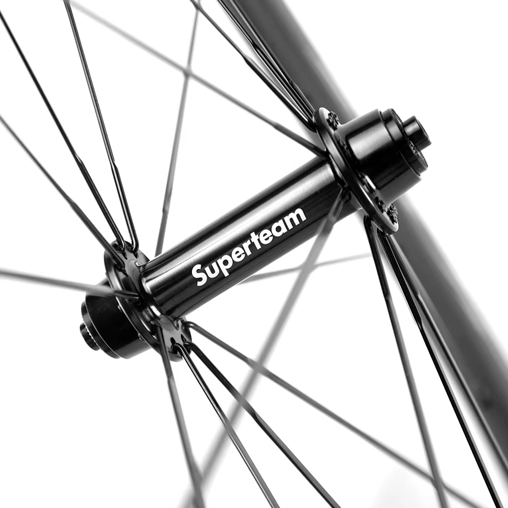 UCI approuvé SUPERTEAM 50mm pneu carbone roues roue de vélo de route 700C