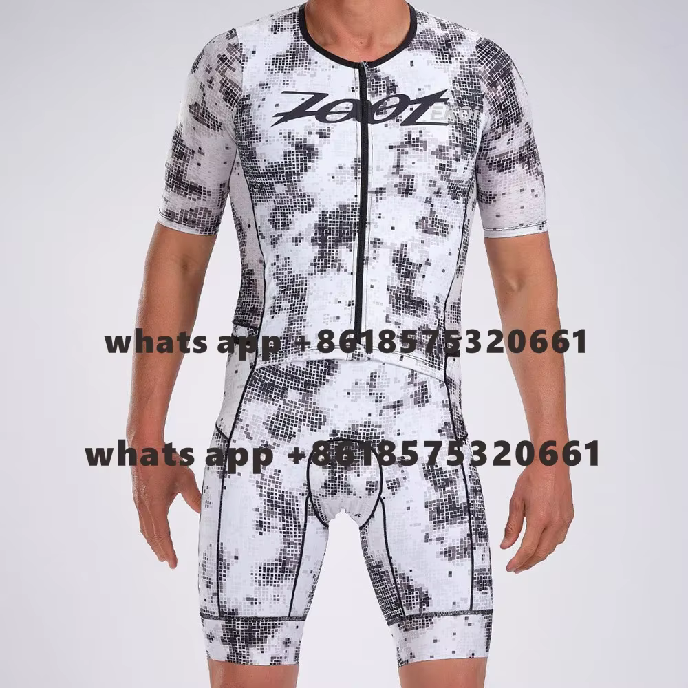 ZOOTEKOI nouveaux hommes cyclisme combinaison Triathlon à manches courtes respirant Trisuit été course body vélo vêtements Ciclismo