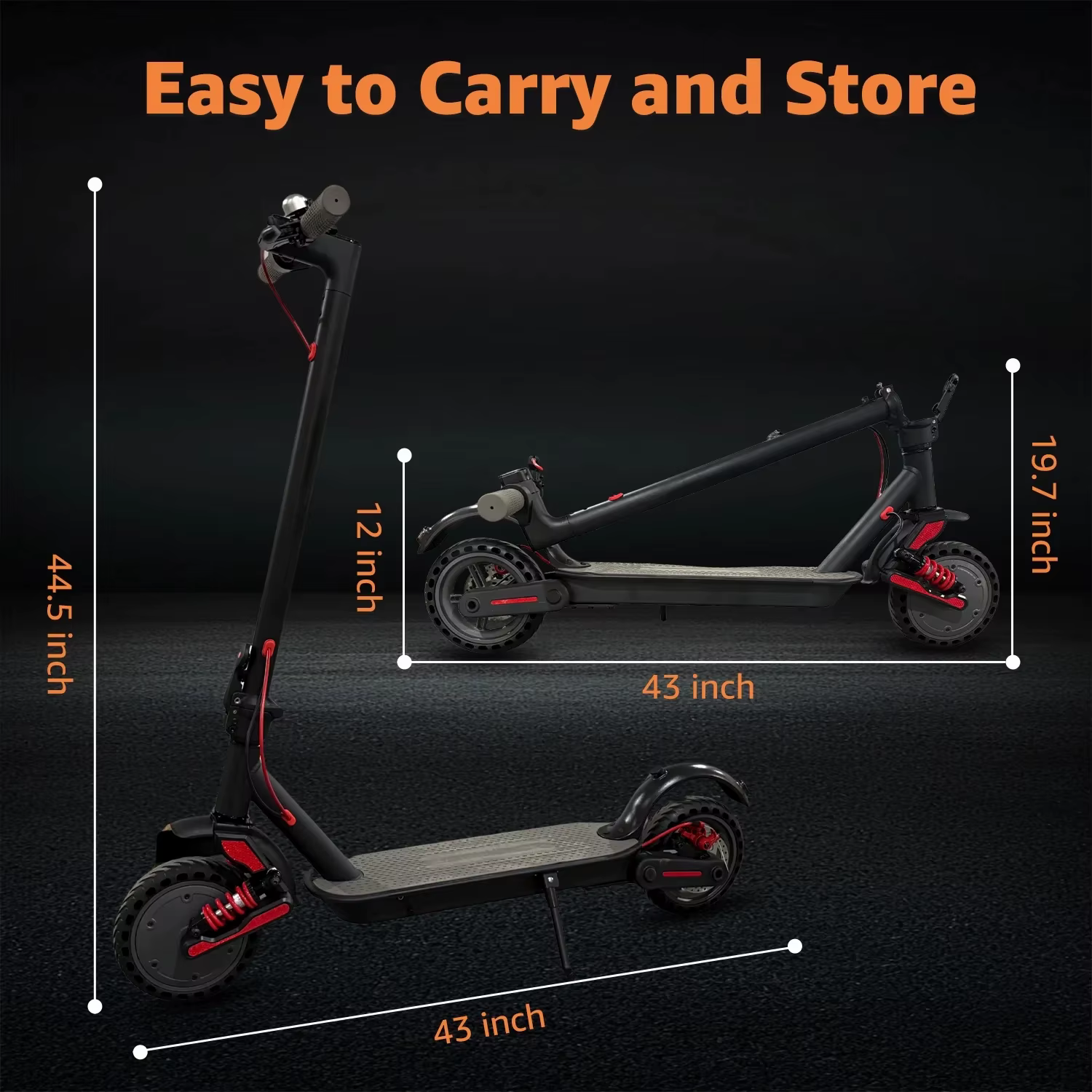 Trottinette électrique intelligente pliable pour les trajets quotidiens, moteur 36V 500W, autonomie de 25 miles, trottinette électrique intelligente pour adultes avec application