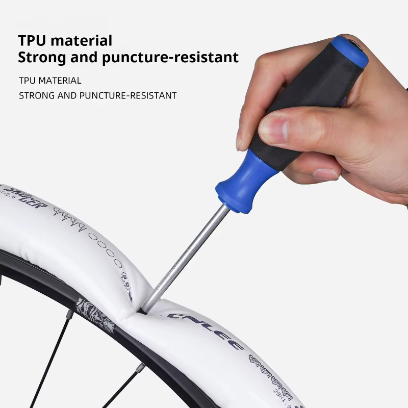 Chambre à air de vélo ENLEE en TPU avec valve Schrader en alliage d'aluminium