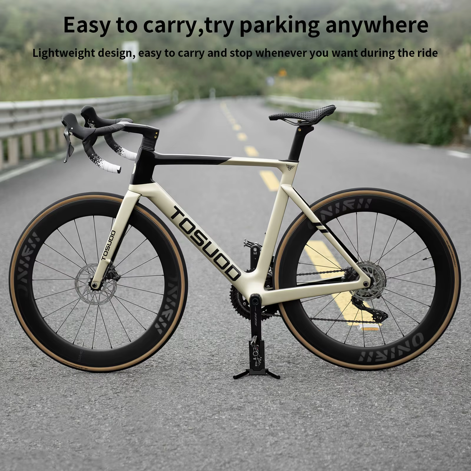 TOSUOD Support de stationnement latéral pour vélo