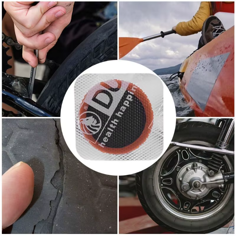 Patch de perforation en caoutchouc pour vélo
